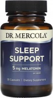 Фото - Аминокислоты Dr Mercola Sleep Support 5 mg Melatonin 30 cap 