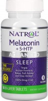 Фото - Аминокислоты Natrol Melatonin + 5-HTP 60 tab 