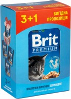 Фото - Корм для кошек Brit Premium Pouches Kitten 4 pcs 