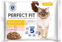 Фото - Корм для кошек Perfect Fit Sensitive 1+ Chicken/Salmon Pouch 340 g 