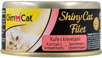 Фото - Корм для кошек Gimpet Adult Shiny Cat Filet Chicken/Shrimps 70 g 