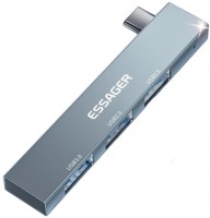 Фото - Картридер / USB-хаб Essager EHBC03-FY0G-P 