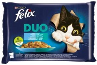 Фото - Корм для кошек Felix Fantastic Duo Fish Flavors in Jelly 4 pcs 