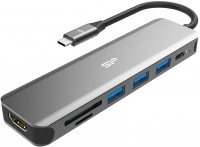 Фото - Картридер / USB-хаб Silicon Power SPU3C07DOCSU200G 