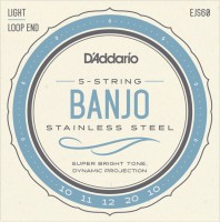 Фото - Струны DAddario Stainless Steel Banjo 10-20 