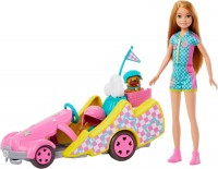 Фото - Кукла Barbie Stacie Racer Doll With Go-Kart HRM08 