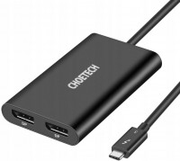 Фото - Картридер / USB-хаб Choetech USB-C to 2xDisplayPort 