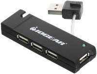 Фото - Картридер / USB-хаб IOGEAR 4-port Hi-Speed USB 2.0 Hub 