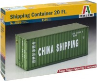 Фото - Сборная модель ITALERI Shipping Container 20 Ft. (1:24) 