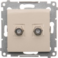 Фото - Розетка Simon 54 Series DASF2.01/41 бежевый