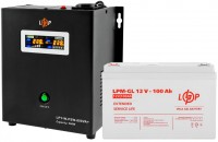 Фото - ИБП Logicpower LPY-W-PSW-800VA Plus + LPM-GL 12V 100 Ah 800 ВА