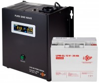 Фото - ИБП Logicpower LPA-W-PSW-500VA + LPM-GL 12V 20 Ah 500 ВА