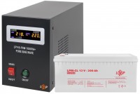 Фото - ИБП Logicpower LPY-B-PSW-1000VA Plus + LPM-GL 12V 200 Ah 1000 ВА