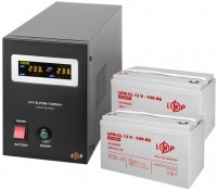 Фото - ИБП Logicpower LPY-B-PSW-1500VA Plus + 2 x LPM-GL 12V 100 Ah 1500 ВА