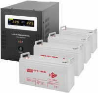 Фото - ИБП Logicpower LPY-B-PSW-6000VA Plus + 4 x LPM-GL 12V 120 Ah 6000 ВА