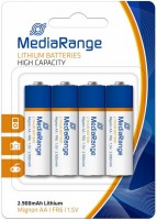 Фото - Аккумулятор / батарейка MediaRange 4xAA 2900 mAh 