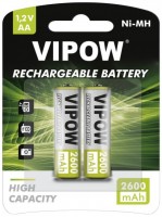 Фото - Аккумулятор / батарейка VIPOW 2xAA 2600 mAh 