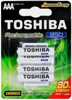 Фото - Аккумулятор / батарейка Toshiba  4xAAA 950 mAh