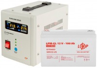 Фото - ИБП Logicpower LPY-PSW-800VA Plus + LPM-GL 12V 100 Ah 800 ВА