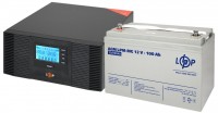 Фото - ИБП Logicpower LPM-PSW-1500VA 12V + LPM-MG 12V 100 Ah 1500 ВА