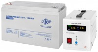 Фото - ИБП Logicpower LPY-PSW-500VA Plus + LPM-MG 12V 100 Ah 500 ВА 100 Ач