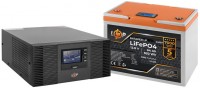 Фото - ИБП Logicpower LPM-PSW-1500VA 12V + LP LiFePO4 LCD 12V 64 Ah 1500 ВА