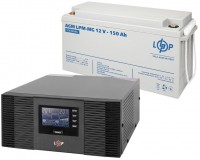 Фото - ИБП Logicpower LPM-PSW-1500VA 12V + LPM-MG 12V 150 Ah 1500 ВА