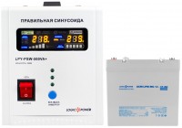 Фото - ИБП Logicpower LPY-PSW-500VA Plus + LPM-MG 12V 45 Ah 500 ВА