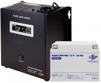 Фото - ИБП Logicpower LPA-W-PSW-500VA + LPM-MG 12V 26 Ah 500 ВА