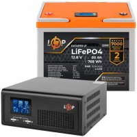 Фото - ИБП Logicpower LPE-B-PSW-430VA Plus + LP LiFePO4 LCD 12V 60 Ah 430 ВА