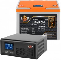 Фото - ИБП Logicpower LPE-B-PSW-1000VA Plus + LP LiFePO4 LCD 12V 60 Ah 1000 ВА