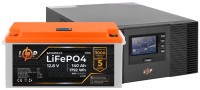 Фото - ИБП Logicpower LPM-PSW-1500VA 12V + LP LiFePO4 LCD 12V 140 Ah 1500 ВА