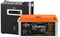 Фото - ИБП Logicpower LPY-W-PSW-800VA Plus + LP LiFePO4 LCD 12.8V 140 Ah 800 ВА