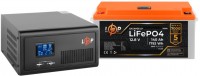 Фото - ИБП Logicpower LPE-B-PSW-1500VA Plus + LP LiFePO4 LCD 12V 140 Ah 1500 ВА