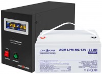 Фото - ИБП Logicpower LPY-B-PSW-800VA Plus + LPM-MG 12V 75 Ah 800 ВА