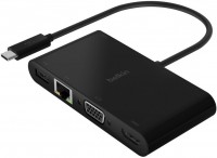 Фото - Картридер / USB-хаб Belkin USB-C - Ethernet/HDMI/VGA/USB-A 100W PD 