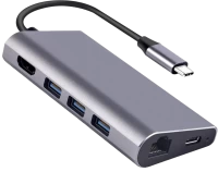 Фото - Картридер / USB-хаб Dynamode Dock-USB-TypeC-HDMI-USB3.0-RJ45