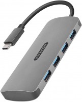 Фото - Картридер / USB-хаб Sitecom USB-C Hub 4 Port CN-383 