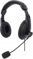 Фото - Наушники MANHATTAN Stereo Over-Ear USB Headset 