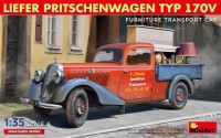 Фото - Сборная модель MiniArt Liefer Pritschenwagen Typ 170V. Furniture Transport Car (1:35) 