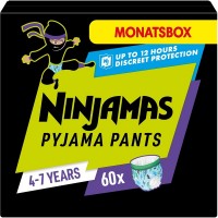 Фото - Подгузники Pampers Ninjamas Pyjama Boy Pants 4-7 / 60 pcs 