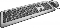 Фото - Клавиатура Trust Silhouette Wireless keyboard with mouse 