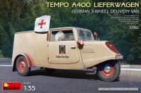 Фото - Сборная модель MiniArt Tempo A400 Lieferwagen German 3-Wheel Delivery Van (1:35) 