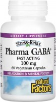 Фото - Аминокислоты Natural Factors Pharma GABA 100 mg 120 cap 