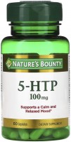 Фото - Аминокислоты Natures Bounty 5-HTP 100 mg 60 cap 