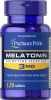 Фото - Аминокислоты Puritans Pride Melatonin 3 mg 240 tab 