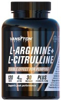 Фото - Аминокислоты Vansiton L-Arginine + L-Citrulline 120 tab 