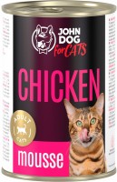 Фото - Корм для кошек John Dog Adult Chicken Mousse  400 g