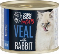 Фото - Корм для кошек John Dog Kitten Veal/Rabbit Mousse  200 g