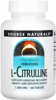 Фото - Аминокислоты Source Naturals L-Citrulline 1000 mg 60 tab 